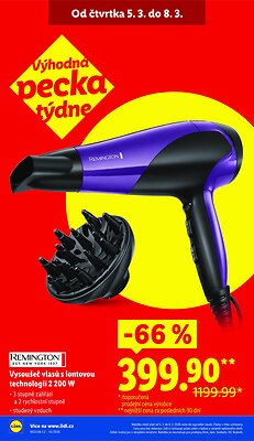 akční leták Lidl 5.3.2026-8.3.2026