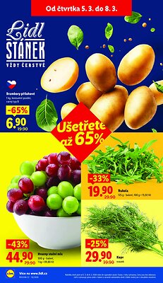 akční leták Lidl 5.3.2026-8.3.2026