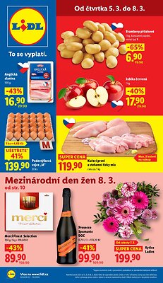 akční leták Lidl 5.3.2026-8.3.2026