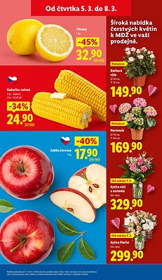 akční leták Lidl 5.3.2026-8.3.2026
