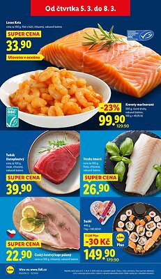 akční leták Lidl 5.3.2026-8.3.2026