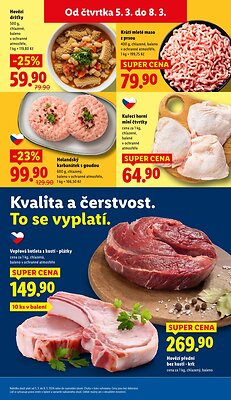akční leták Lidl 5.3.2026-8.3.2026
