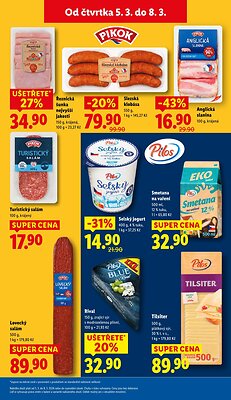 akční leták Lidl 5.3.2026-8.3.2026