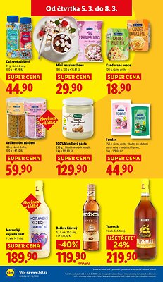 akční leták Lidl 5.3.2026-8.3.2026