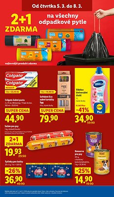 akční leták Lidl 5.3.2026-8.3.2026