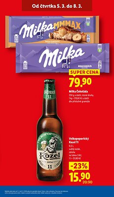 akční leták Lidl 5.3.2026-8.3.2026