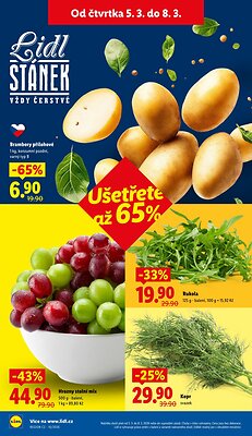 akční leták Lidl 5.3.2026-8.3.2026