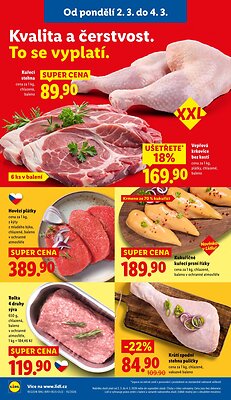 akční leták Lidl 2.3.2026-4.3.2026