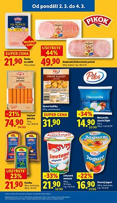 akční leták Lidl 2.3.2026-4.3.2026