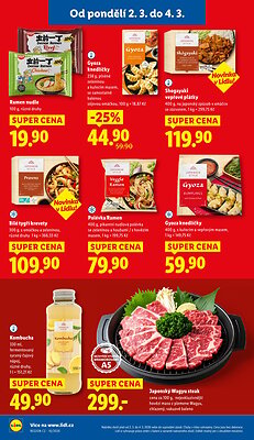 akční leták Lidl 2.3.2026-4.3.2026
