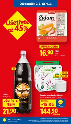 akční leták Lidl 2.3.2026-4.3.2026
