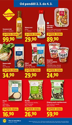 akční leták Lidl 2.3.2026-4.3.2026