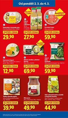 akční leták Lidl 2.3.2026-4.3.2026