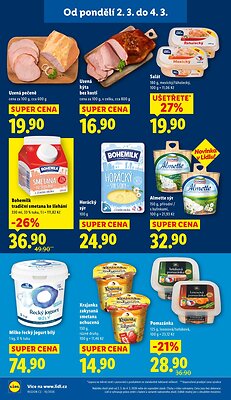 akční leták Lidl 2.3.2026-4.3.2026