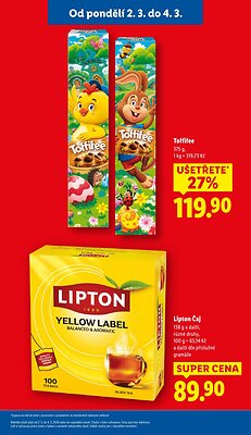 akční leták Lidl 2.3.2026-4.3.2026