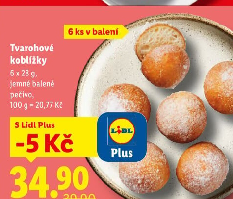 Tvarohové kuličky - koblížky