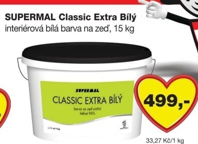 Interiérová barva Classic Extra Supermal