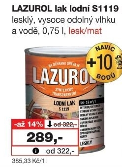 Lodní lak Lazurol