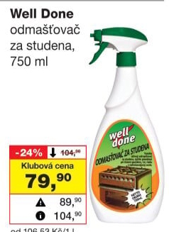 Odmašťovač Well Done