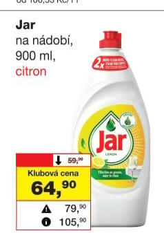 Prostředek na nádobí Jar
