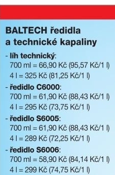 Ředidlo S6006 Baltech