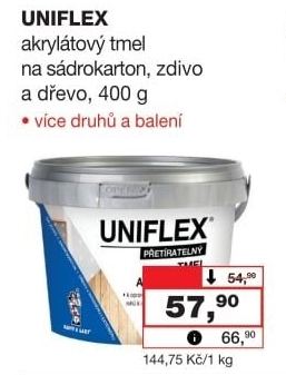 Sádrokartonářský tmel Uniflex