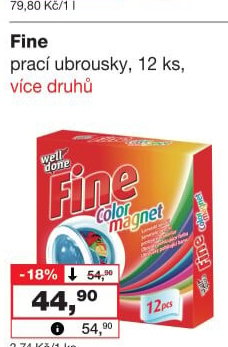 Ubrousky na praní Fine Well Done