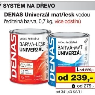 Vrchní barva Denas Uni