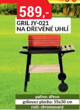 Gril na dřevěné uhlí JY021 Heating Mercado