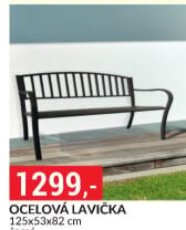 Zahradní lavička Steel