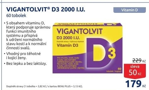 Doplněk stravy tobolky Vigantolvit D3