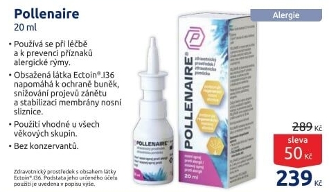 Nosní sprej Pollenaire