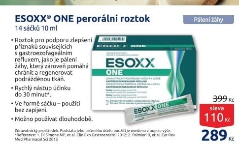 Perorální roztok proti pálení žáhy Esoxx One