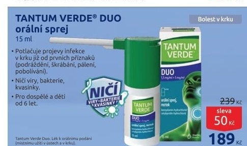 Sprej do krku Duo Tantum Verde