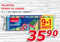 Houbičky na nádobí Rainbow Vileda