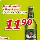 Pivo světlé výčepní 10° Braník