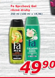 Sprchový gel Fa
