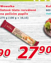 Těsto listové Wewalka