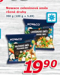 Zeleninová směs mražená Nowaco