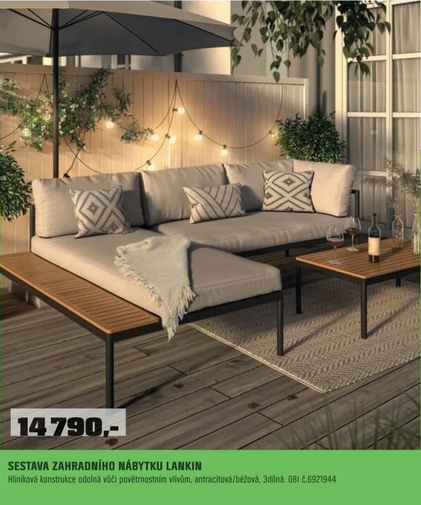 lounge group steel polywood 3 pcs