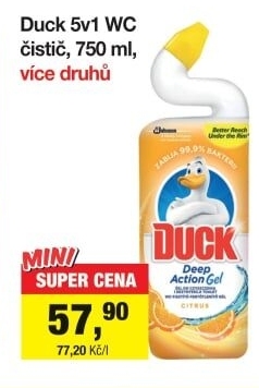 Gelový čistič WC Duck