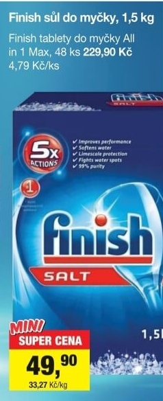Sůl do myčky Finish