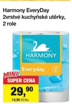 Utěrky kuchyňské 2vrstvé Every Day Harmony