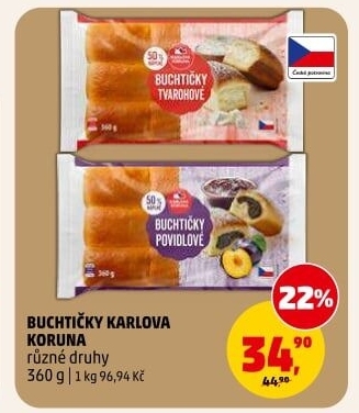 České buchtičky Karlova Koruna