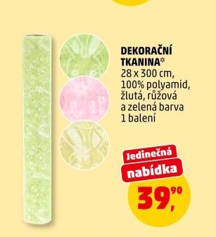 Dekorační látka