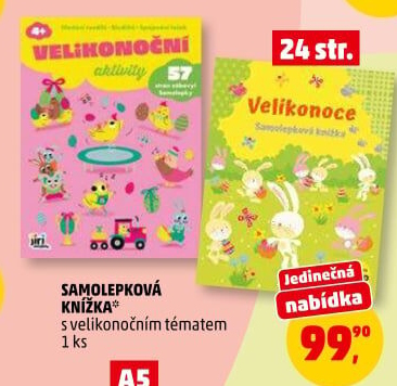 Kniha se samolepkami