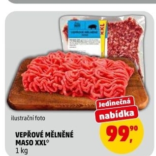 Maso mělněné vepřové