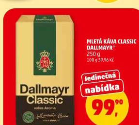 Mletá káva Classic Dallmayr