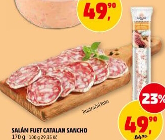 Salám Fuet Catalan Sancho