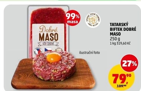 Tatarský biftek Dobré maso